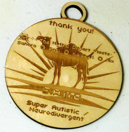 Camel Christmas Ornament with SAND